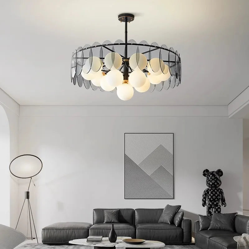 Modern LED chandelier for dining room indoor lighting ceiling