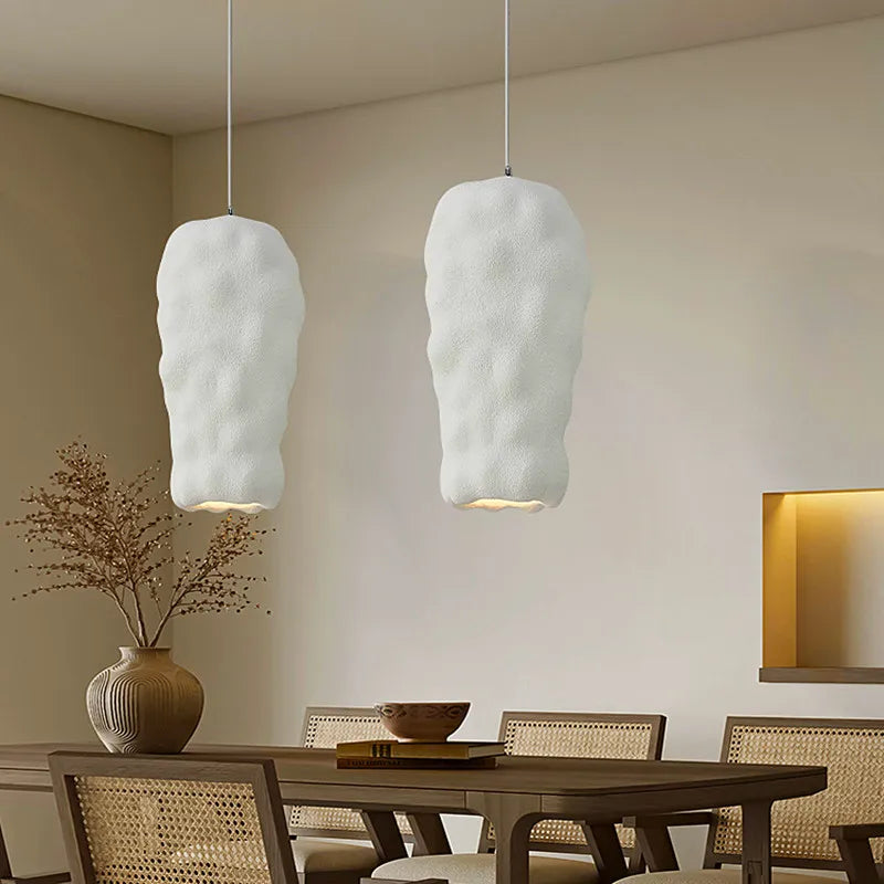 Japanese Wabi Sabi LED Chandelier for Bar Loft Decoration