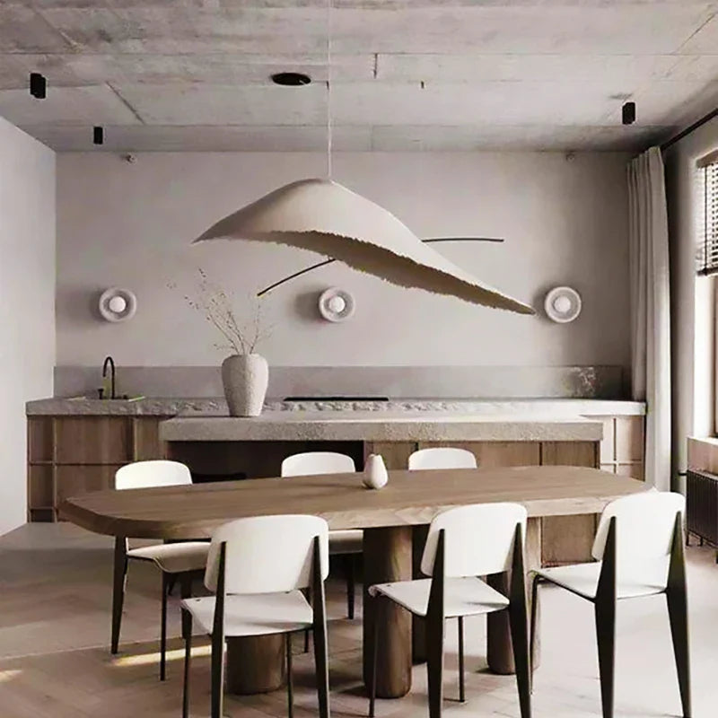 Nordic Wabi Sabi LED Chandelier for Retro Home Decor