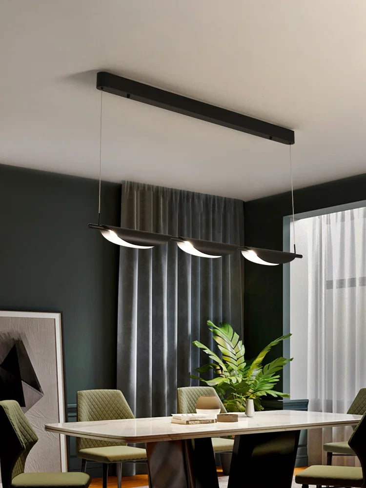 Elegant minimalist modern LED pendant light