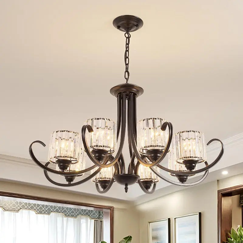 Vintage Crystal Chandelier Modern Pendant Lights for Interior Decoration