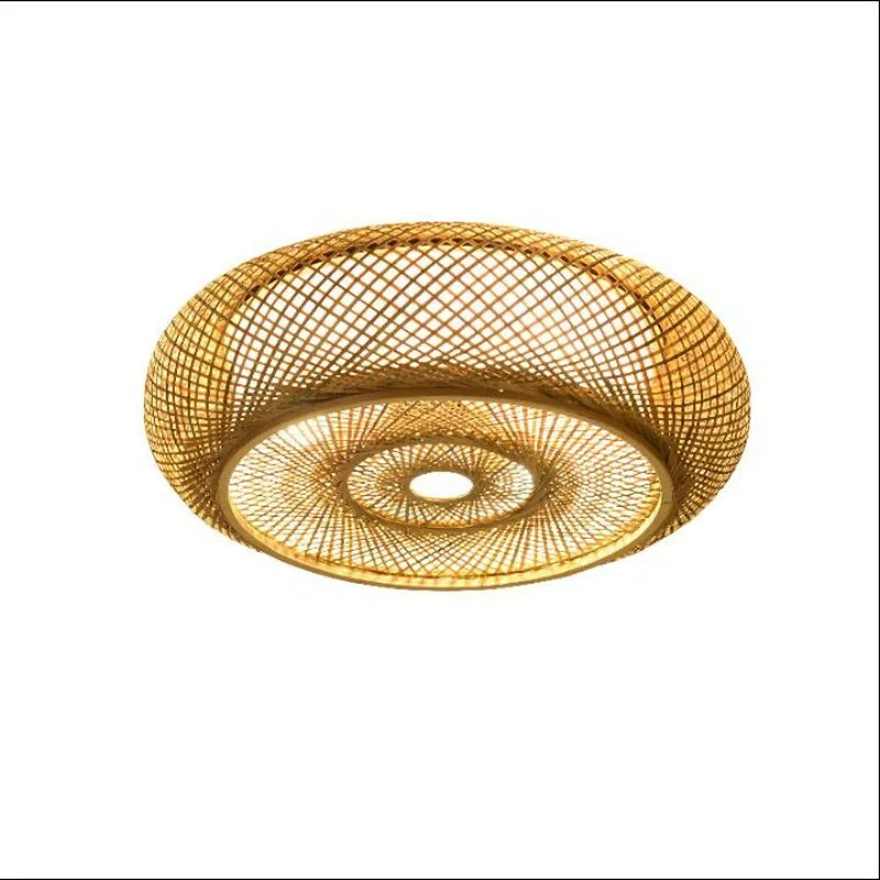 rattan ceiling lights pendant decorative art chandelier lampshade