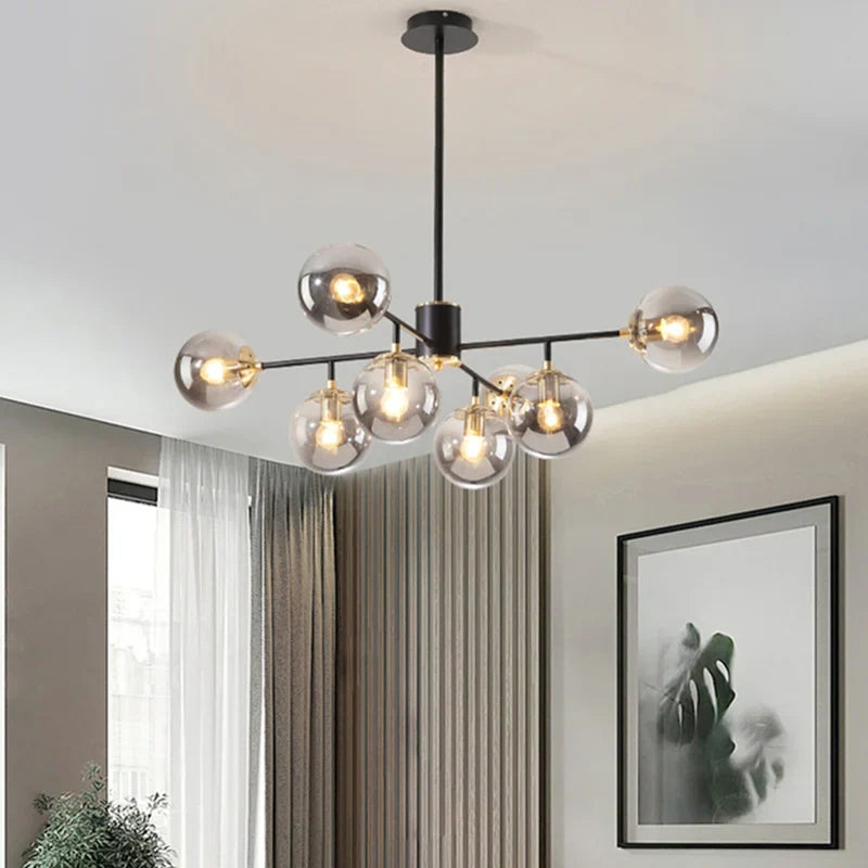 Transparent Nordic LED Pendant Chandelier