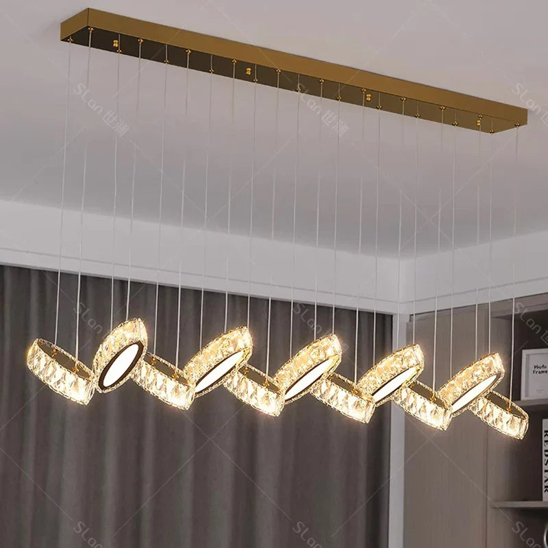 Modern Home Decor Chandelier Dining Room Chandelier Indoor Lighting Ceiling Light Fancy LED Crystal Lighting