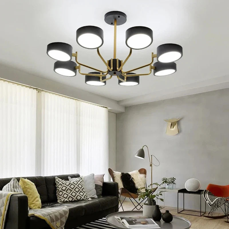 Elegant modern minimalist chandelier