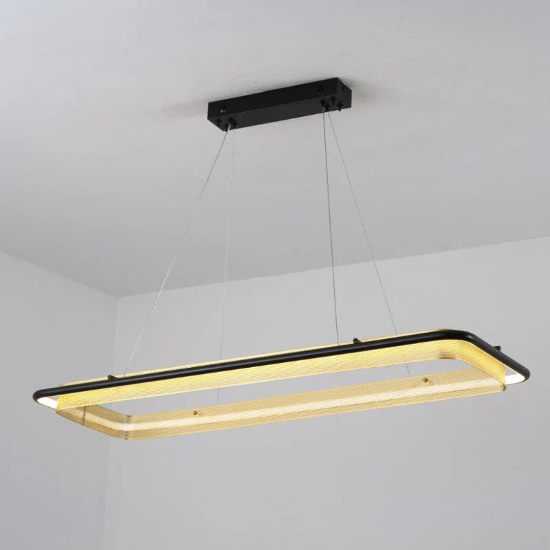 luxury circular LED chandelier for modern interior decoration
