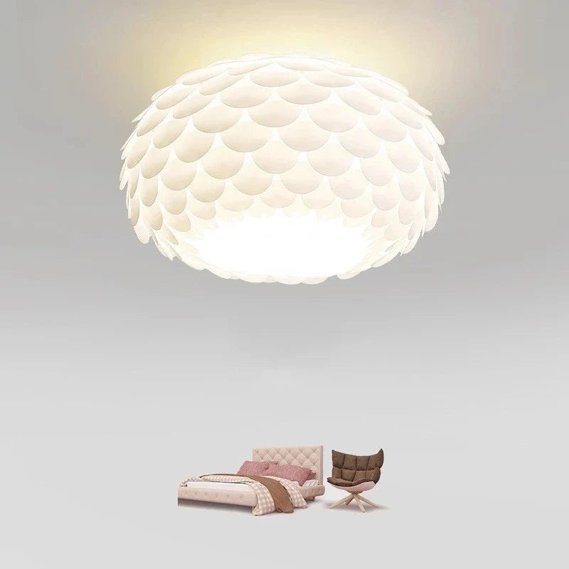 Minimalist Nordic PVC chandelier for furniture decoration