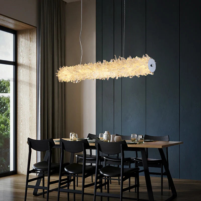 light crystal chandelier for modern and elegant decoration