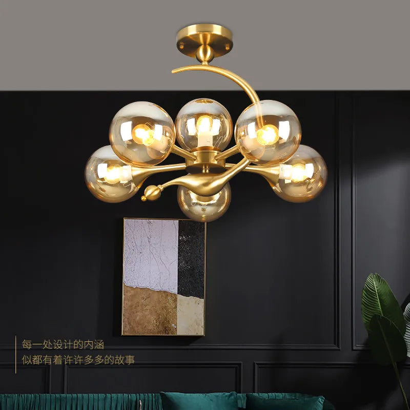 Nordic chandelier, simple post-modern American style, modern