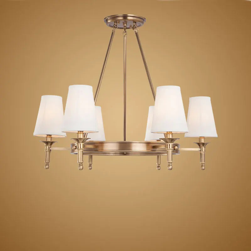 Modern design copper bronze chandelier