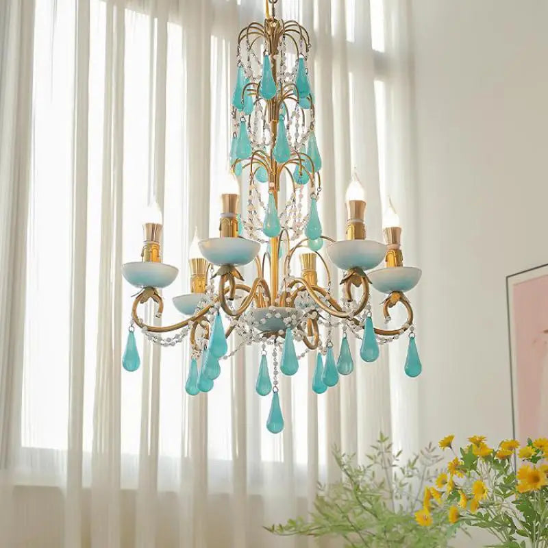 creative raindrop-shaped chandelier for modern decoration