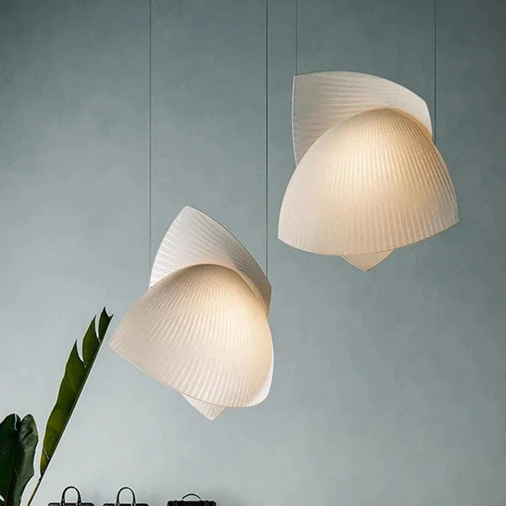 modern design LED wabi-sabi fabric decorative lighting chandelier