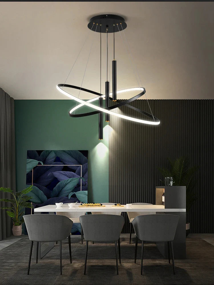 Stylish Modern Round Pendant Light.