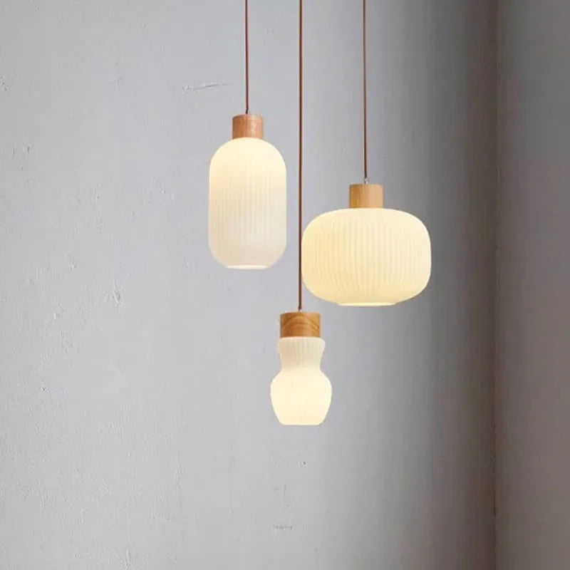 Elegant Striped Scandinavian Design Pendant Light