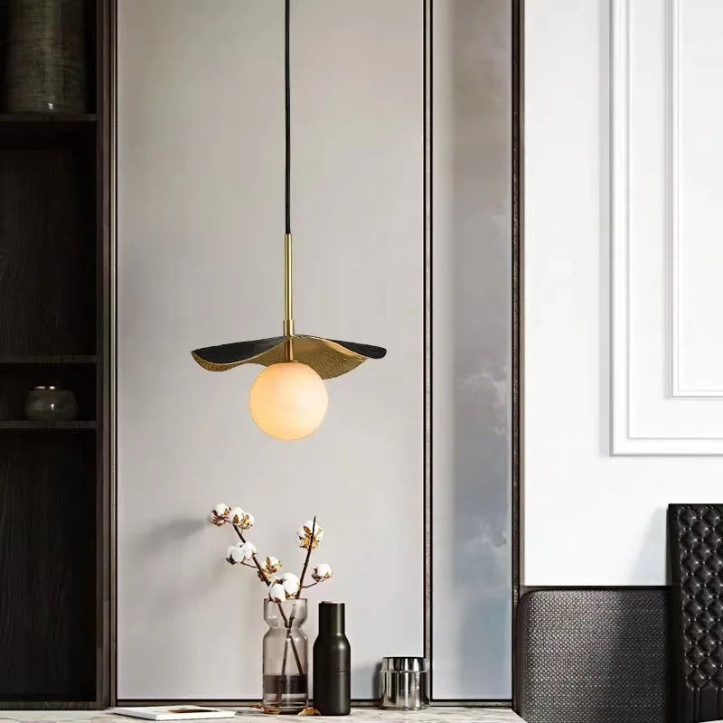 Copper Marble Gleaming Elegance Chandelier