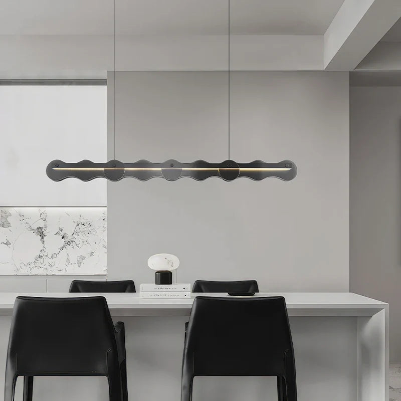 Creative glass chandelier for a modern and elegant ambiance