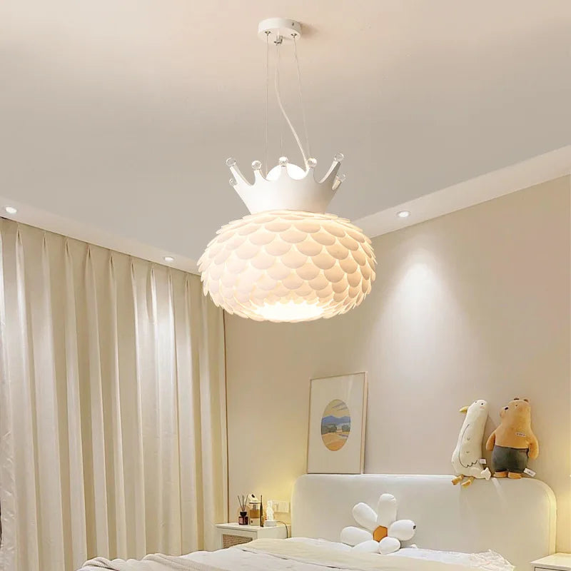Creative chandelier warm light modern design for girl's bedroom