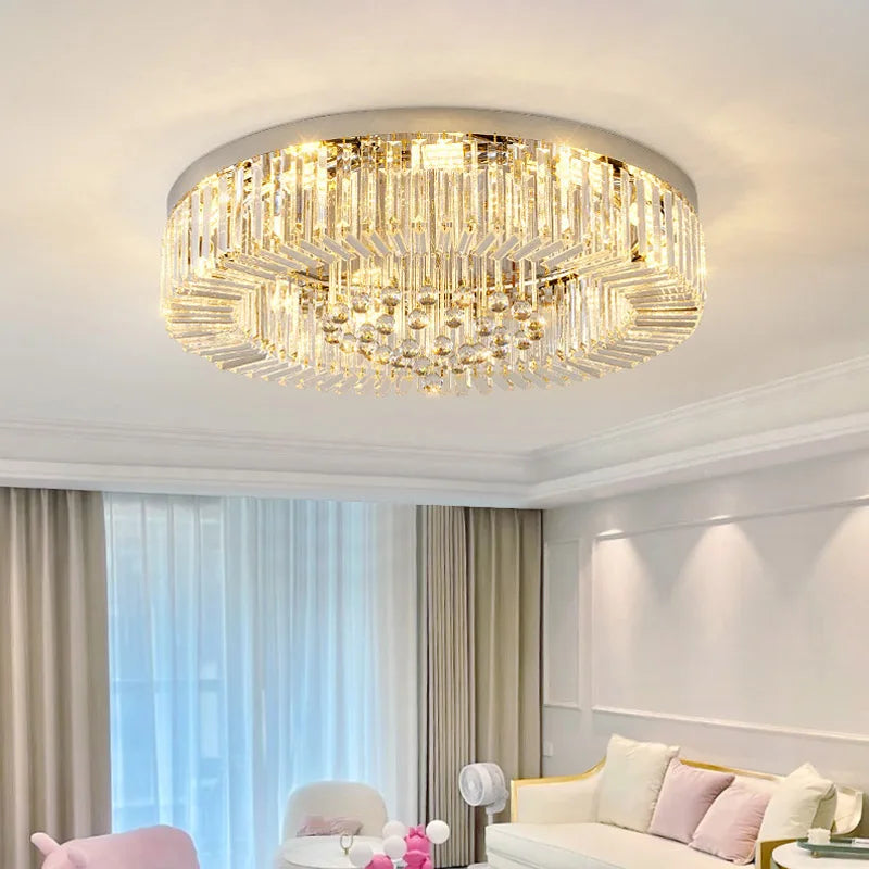 Modern Ring Crystal LED Chandelier