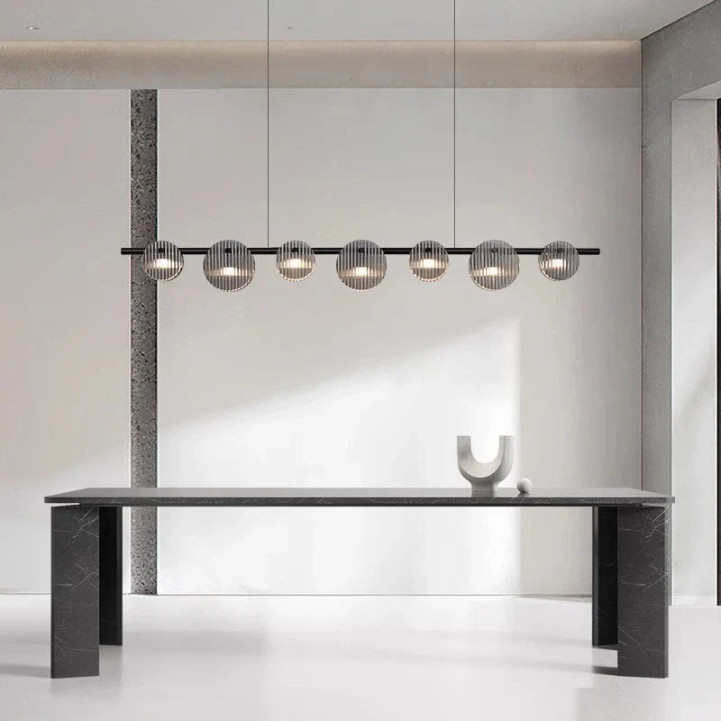 Elegant Modern Iron Glass Pendant Light