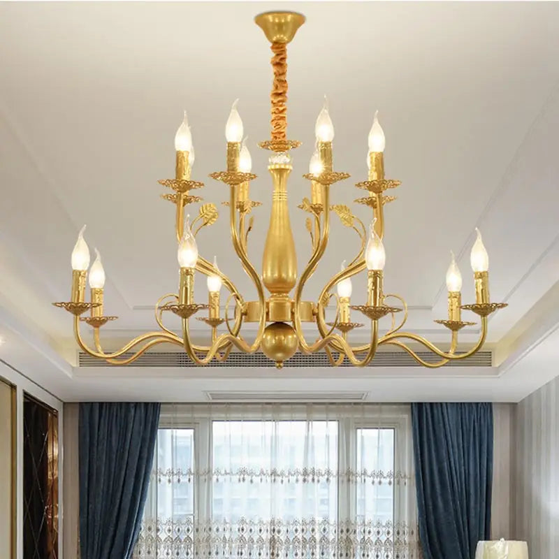 Rustic charm retro bedroom chandelier