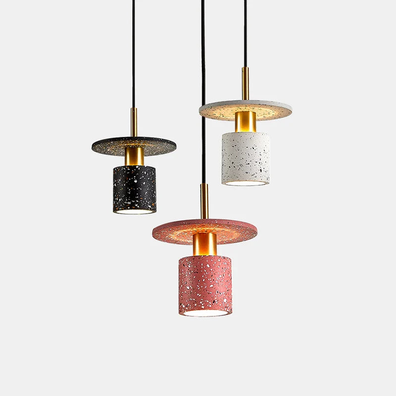 Creative terrazzo chandelier for minimalist commercial restaurant hotel