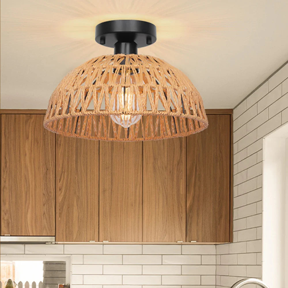 Industrial retro pendant light.