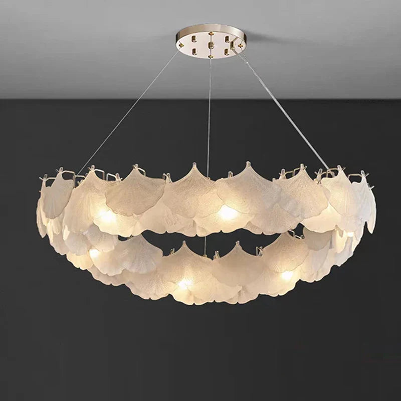 Minimalist design retro glass chandelier for interior decoration