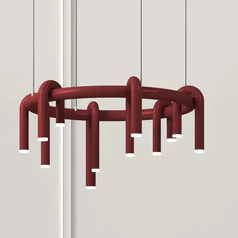 Modern Nordic living room restaurant chandelier