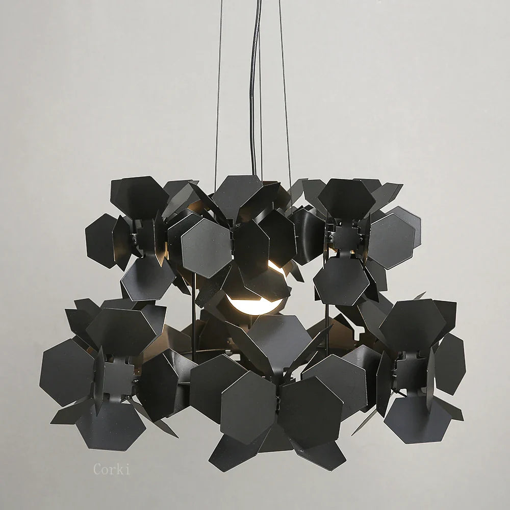 Modern LED iron chandelier for interior decoration
