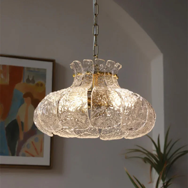 Nordic pendant lamp in clear glass