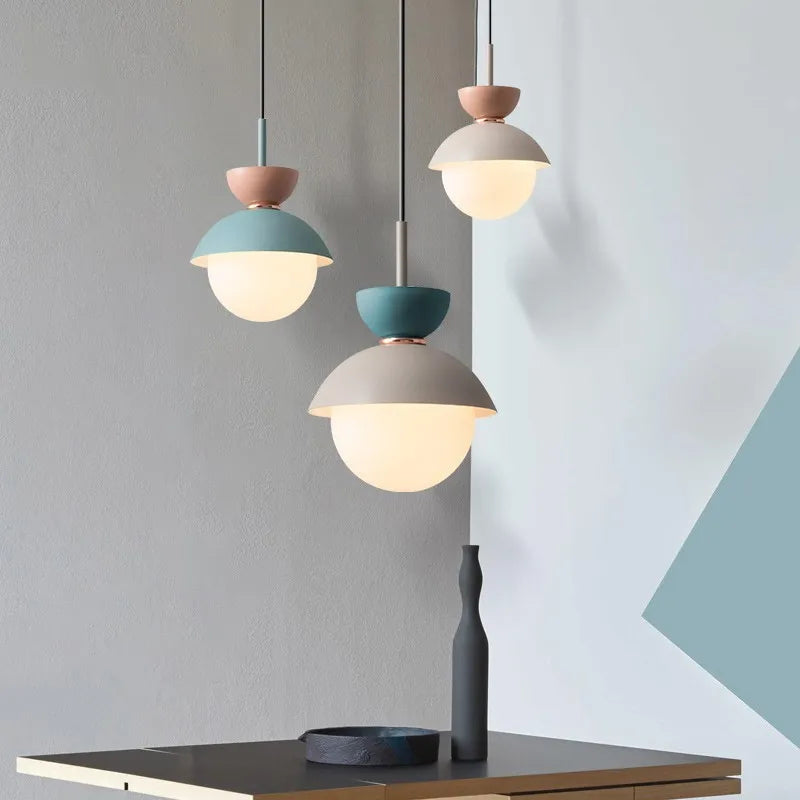 Contemporary Nordic luminous design pendant light