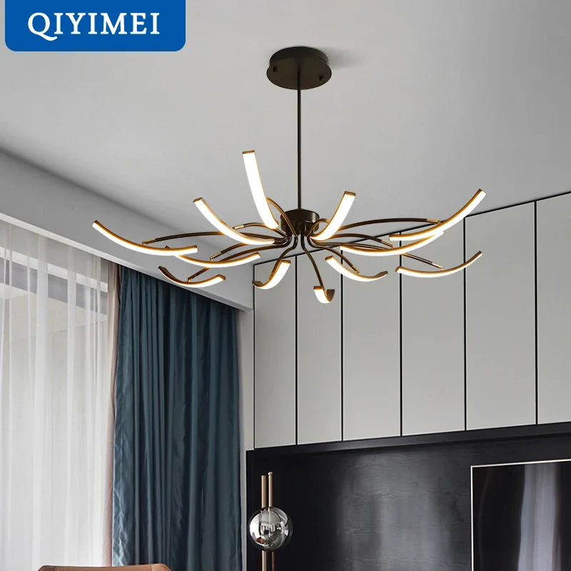 modern LED chandelier indoor lighting lamps light fixtures