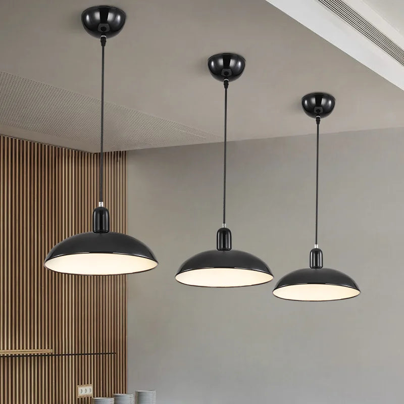 Industrial-style minimalist modern chandelier for cafes and bars