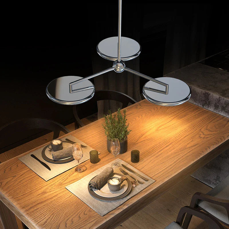 Bright modern design pendant light.