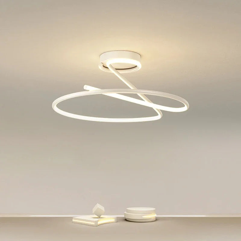 Modern elegant industrial chandelier