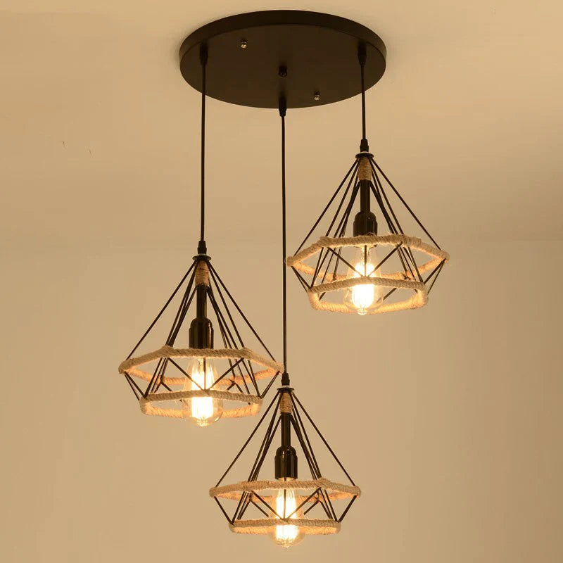 Vintage Industrial Modern Warm Chandelier