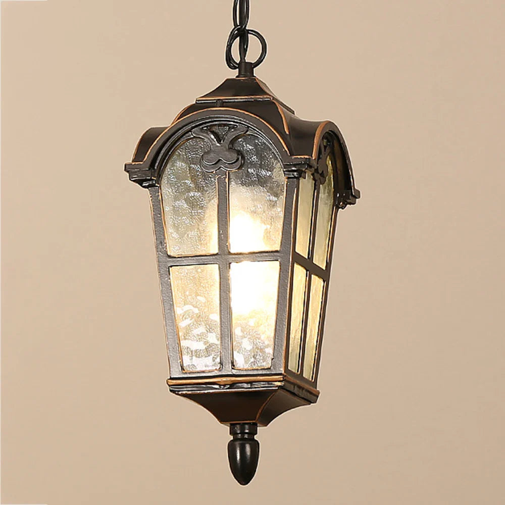 waterproof vintage outdoor chandelier for garden and entrance