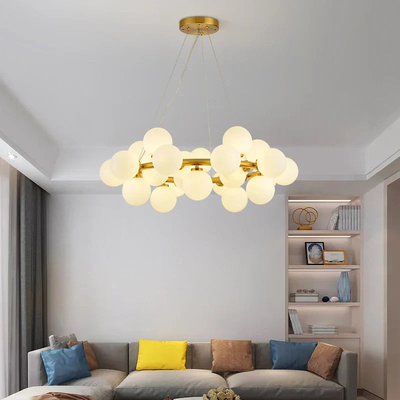 Modern Nordic Transparent Chandelier