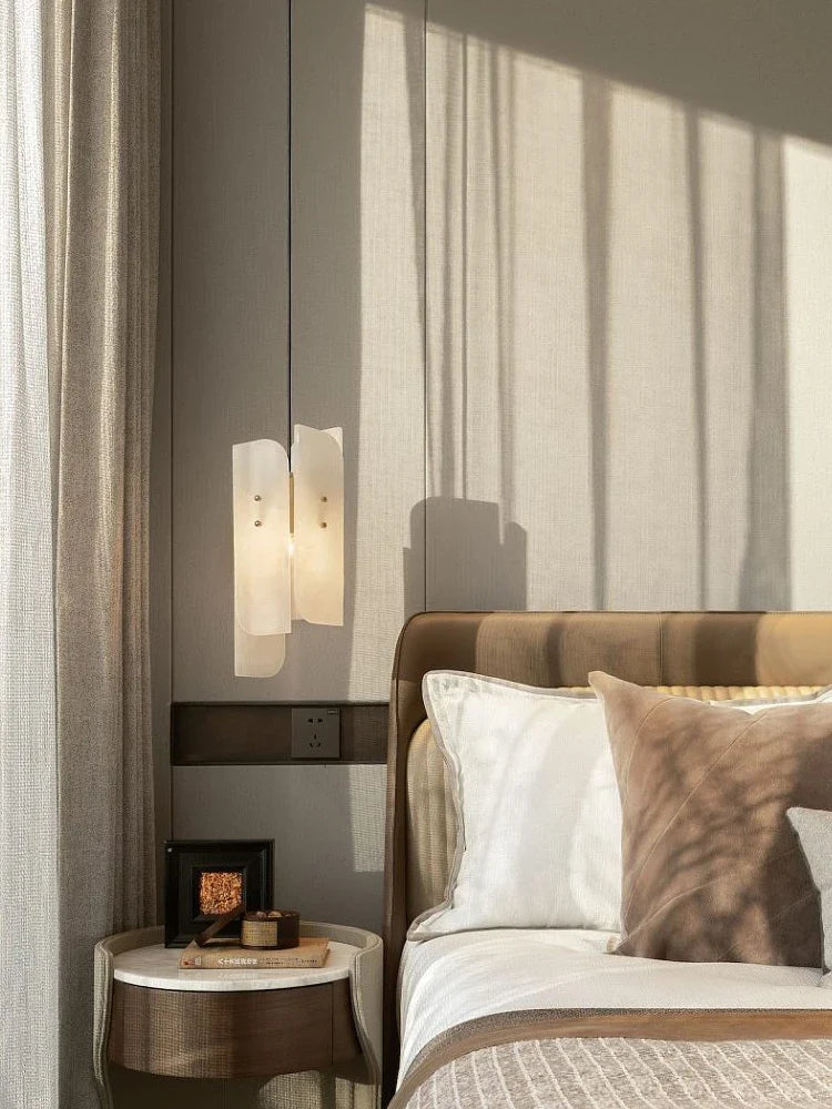 minimalist modern decorative natural marble chandelier