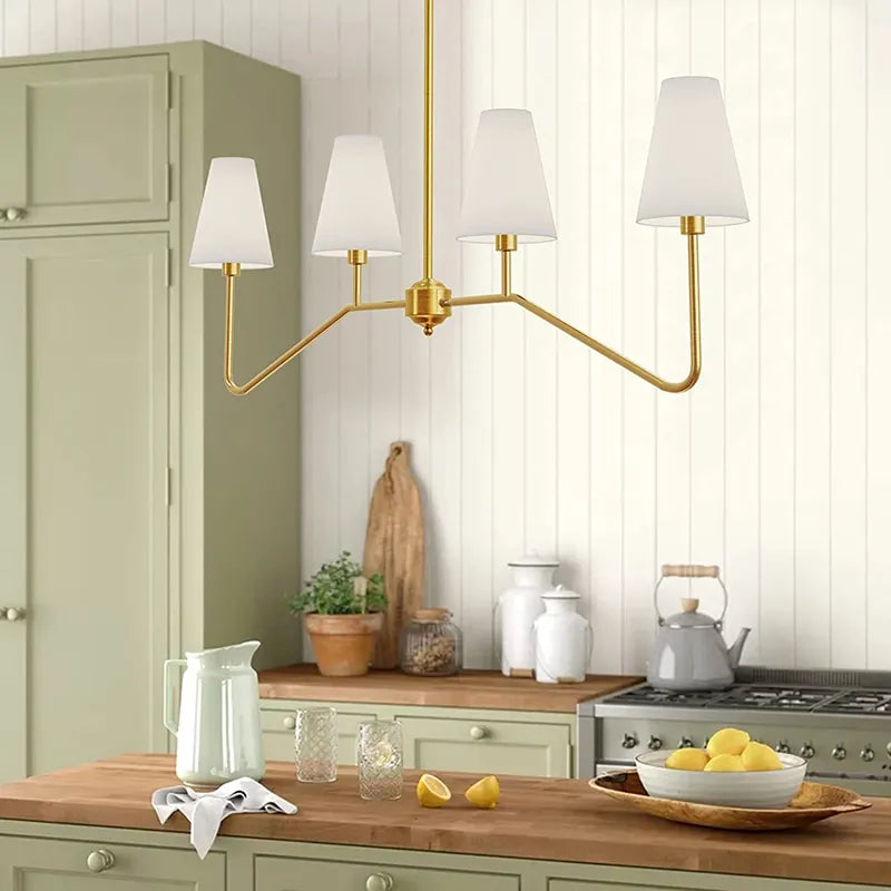 Classic chandelier in refined splendor