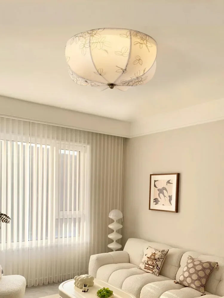 Contemporary white Nordic pendant light