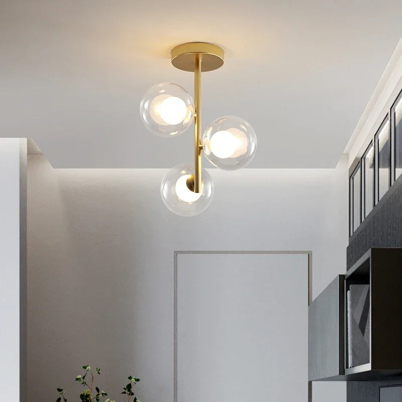 Ceiling light elegant design glass chandelier