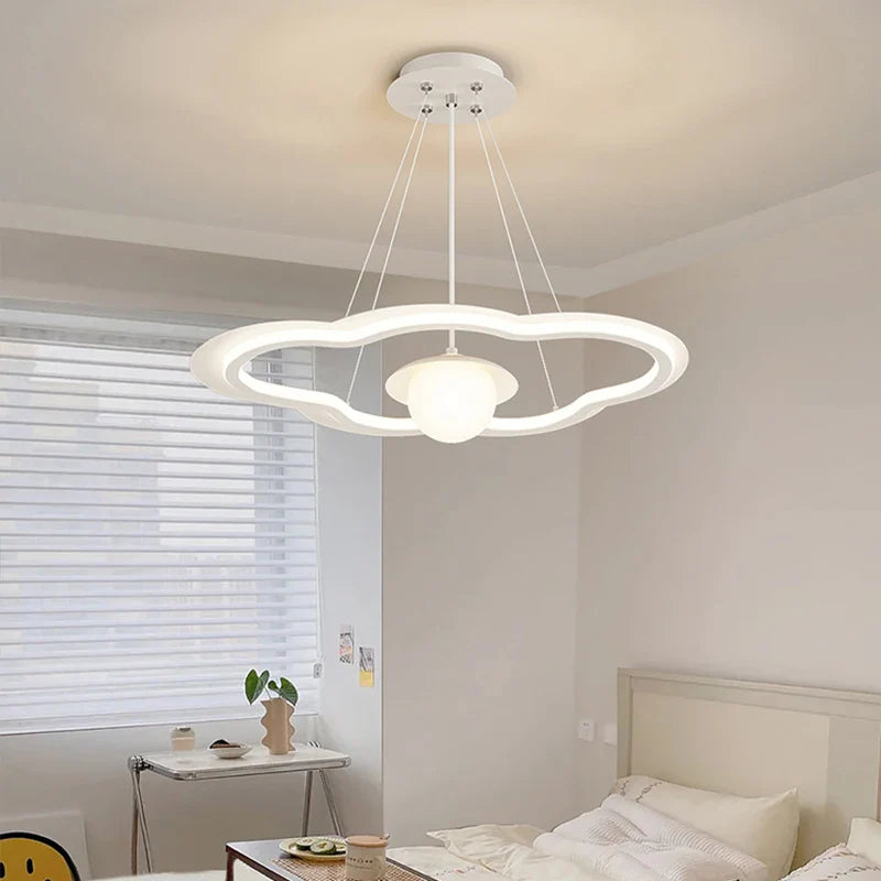 Cloudy LED Chandelier Bedroom