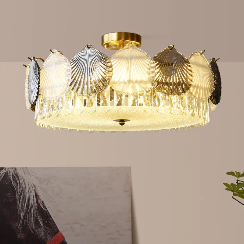 French creative LED modern design crystal chandelier