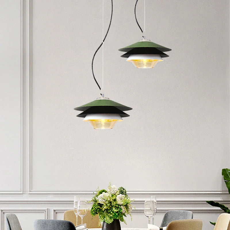 Glass chandelier for an elegant and modern Nordic ambiance