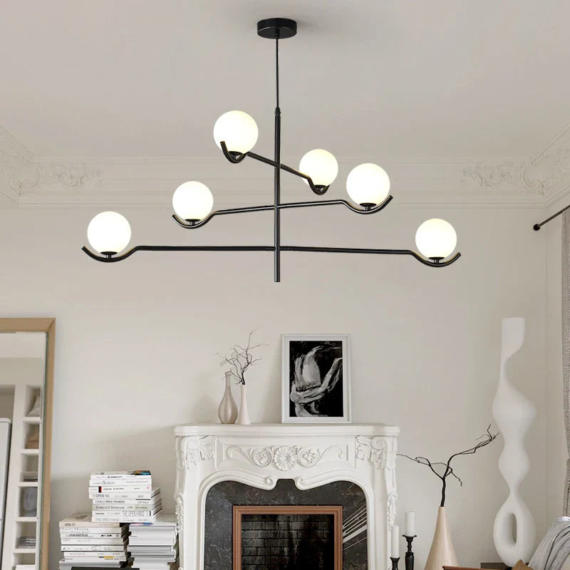 Elegant modern design pendant light.