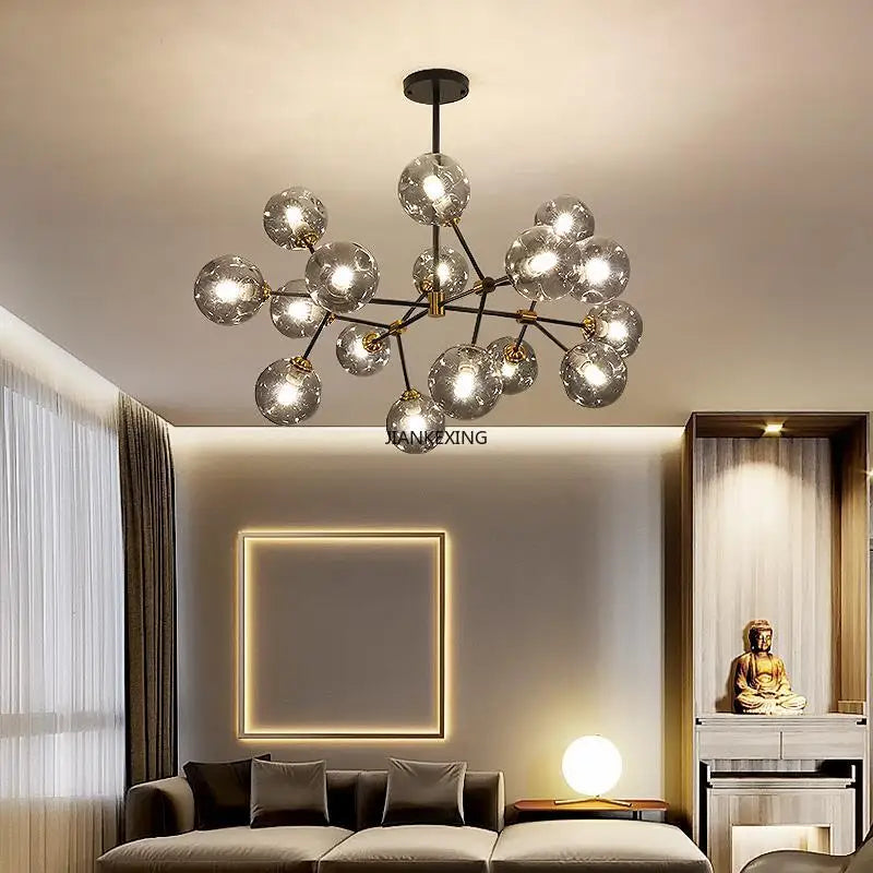 Modern Transparent Suspended LED Chandelier
