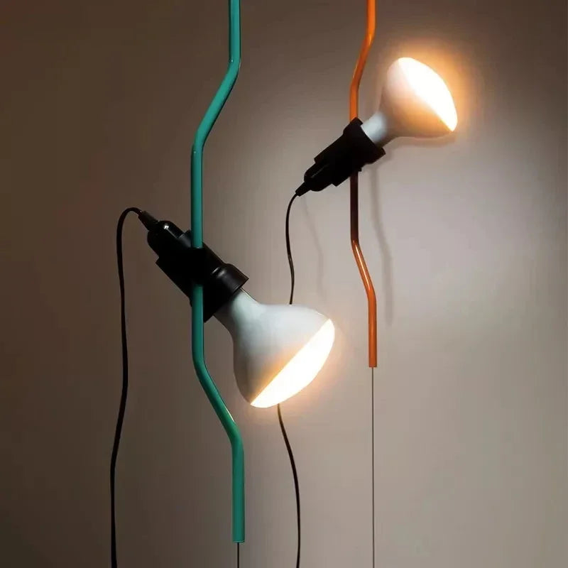 Elegant modern LED chandelier, height adjustable for interior decoration