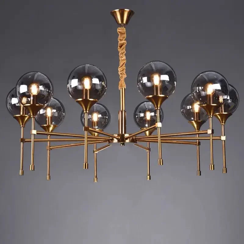 Modern Nordic designer chandelier for ambient lighting