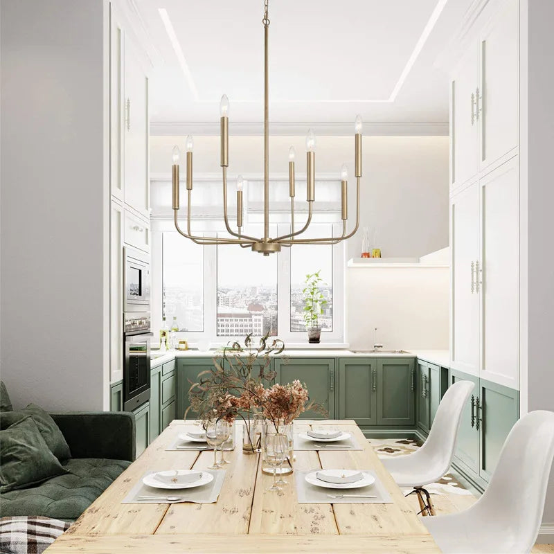 Elegant Vintage Industrial Chandelier